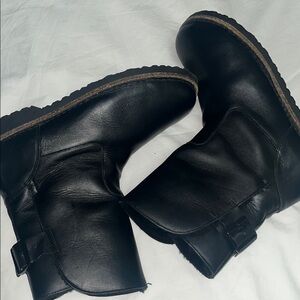 Birkenstock Black Leather Footwear men’s size 42